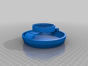 mason jar de pollo alimentador herramientas 3d print model - Mito3D