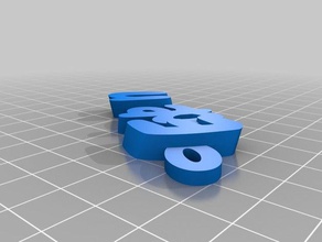 eden llavero llaveros personalizado 3d print model - Mito3D