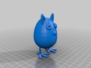 oeuf lapin chose 3d de l'impression animal pâques easterbunny easteregg 3d print model - Mito3D
