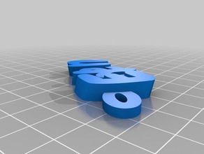 eden Schlüsselanhänger angepasst 3d print model - Mito3D
