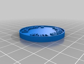 latrece 1 las monedas insignias personalizado 3d print model - Mito3D