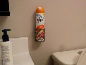 bathroom spray bottle holder household supplies 3d print model - Mito3D
