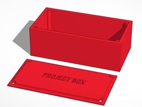 basic project box w100mm l50mm h35mm 3d printing electronics shell 3d print model - Mito3D