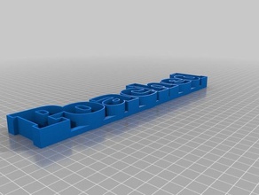 özelleştirilmiş metin depolama v2 benim heykeller 3d print model - Mito3D