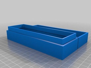 mi personalizados paramétrico de la caja contenedores 3d print model - Mito3D