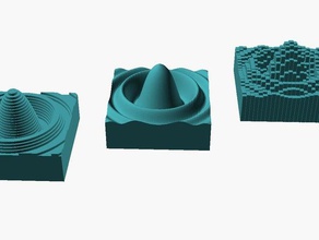 sombrero surface math art 3d print model - Mito3D