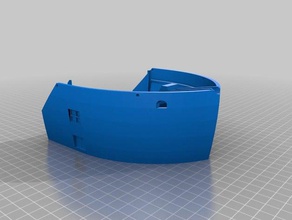sea-ghost bow open toy game accessories hull sailboat sea ghost 3d print model - Mito3D