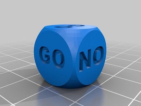 go dice 3d print model - Mito3D