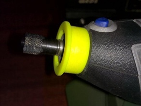 dremel adapter ring shoulder parts attachment 3d print model - Mito3D