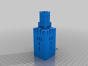 Saat Kulesi trikala binalar yapılar 3d print model - Mito3D