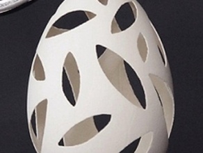 voronoi uovo arte 3d print model - Mito3D
