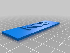 rav name plaque signs logos customized 3d print model - Mito3D