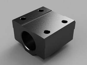 simple sc8uu bearing block 3d printer parts 3d print model - Mito3D