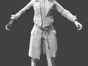 plein nick valentine fallout 4 sculptures 3d print model - Mito3D