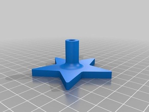 my customized stepperextruder knob 3d printer parts 3d print model - Mito3D