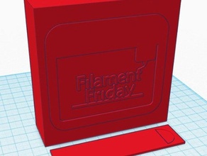 filamento viernes banco signos logotipos 3d print model - Mito3D
