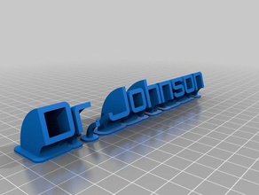 dr johnson2 office customized 3d print model - Mito3D