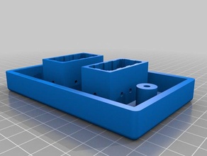 andersonpowerpole ekstra derin duvar tabağı iki 4x2 kutusu elektronik özelleştirilmiş 3d print model - Mito3D