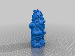bloklu gnome tarar kopyaları 3d print model - Mito3D