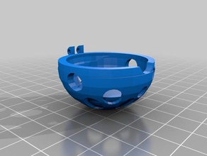 lower half poke ball toys games 3d print model - Mito3D