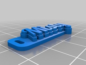 misty sign keychains customized 3d print model - Mito3D