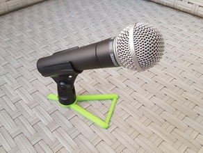 microphone stand music holder mount 3d print model - Mito3D