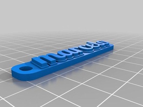 marcelo Schlüsselanhänger angepasst 3d print model - Mito3D