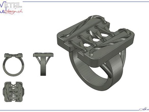 bague los anillos joyería 3d print model - Mito3D