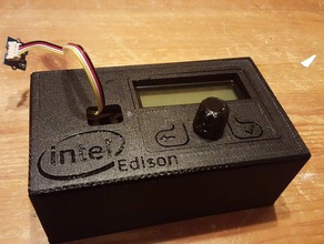 intel edison lcd-Drehschalter, 2-Knopf-Modul - Elektronik arduino arduino-das seeeduino grove seeedstudio 3d print model - Mito3D