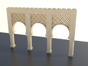 exin castillos celos&iacuteas &aacuterabes de la construcción los juguetes el árabe arch tiro con arco en arquitectura 3d print model - Mito3D