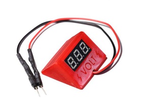 mikro volt gerilim ölçer elektronik lipo pil ölçün ölçüm cihazı ölçme aracı voltmetre 3d print model - Mito3D