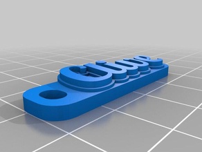 clive keychains customized 3d print model - Mito3D