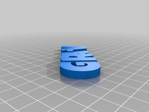 gra-v şanslı organizasyon özelleştirilmiş 3d print model - Mito3D