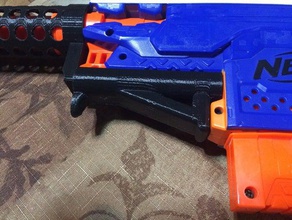 angled fore-grip nerf stryfe toys games 3d print model - Mito3D