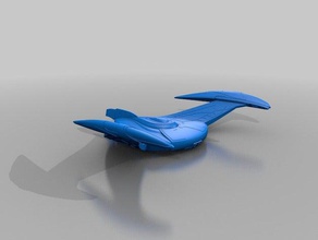 star trek enterprise romulano di uccelli rapaci veicoli 3d print model - Mito3D