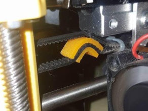 belt tensioner prusa i3 belts 3d printer parts 3d print model - Mito3D