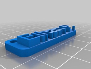 ethan nome do tag sinais logotipos personalizado 3d print model - Mito3D