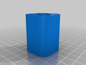 2x2 battery case mike containers customized 3d print model - Mito3D