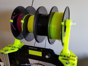 filament stand geeetech prusa i3x Acryl 3d Drucker Zubehör 3d print model - Mito3D