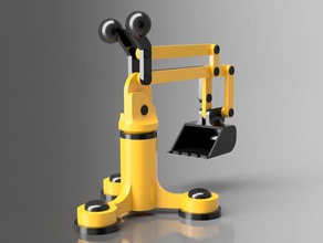digger 20 construction toys 3d print model - Mito3D