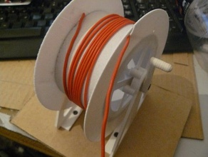 fio de spool velha fita embalagem core mão ferramentas 3d print model - Mito3D