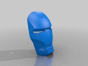 iron man Maske 3d drucken 3d print model - Mito3D