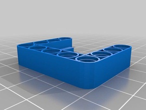 lego mount grove sensors engineering technic openjscad 3d print model - Mito3D