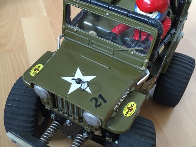 selvagem willy rc tamiya frente peça de substituição veículos 3D print model - Mito3D