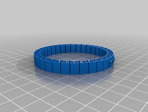 brazalete sergio les bracelets personnalisé 3d print model - Mito3D