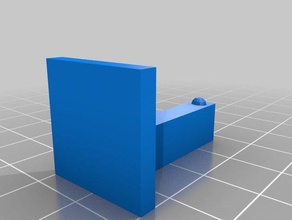 wanhao duplicator i3 scraper holder simple 3d printer accessories 3d print model - Mito3D