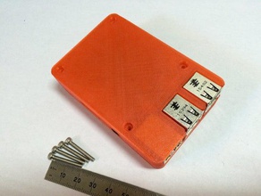 raspberry pi 3 durumunda bilgisayar 2 durumda konut 3d print model - Mito3D