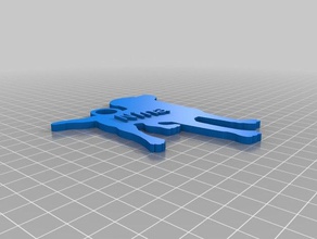 my customized keychain nina keychains 3d print model - Mito3D