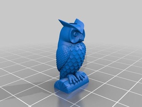 owl toggle accessories 3d print model - Mito3D