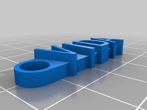 vida keychain organization customized 3d print model - Mito3D